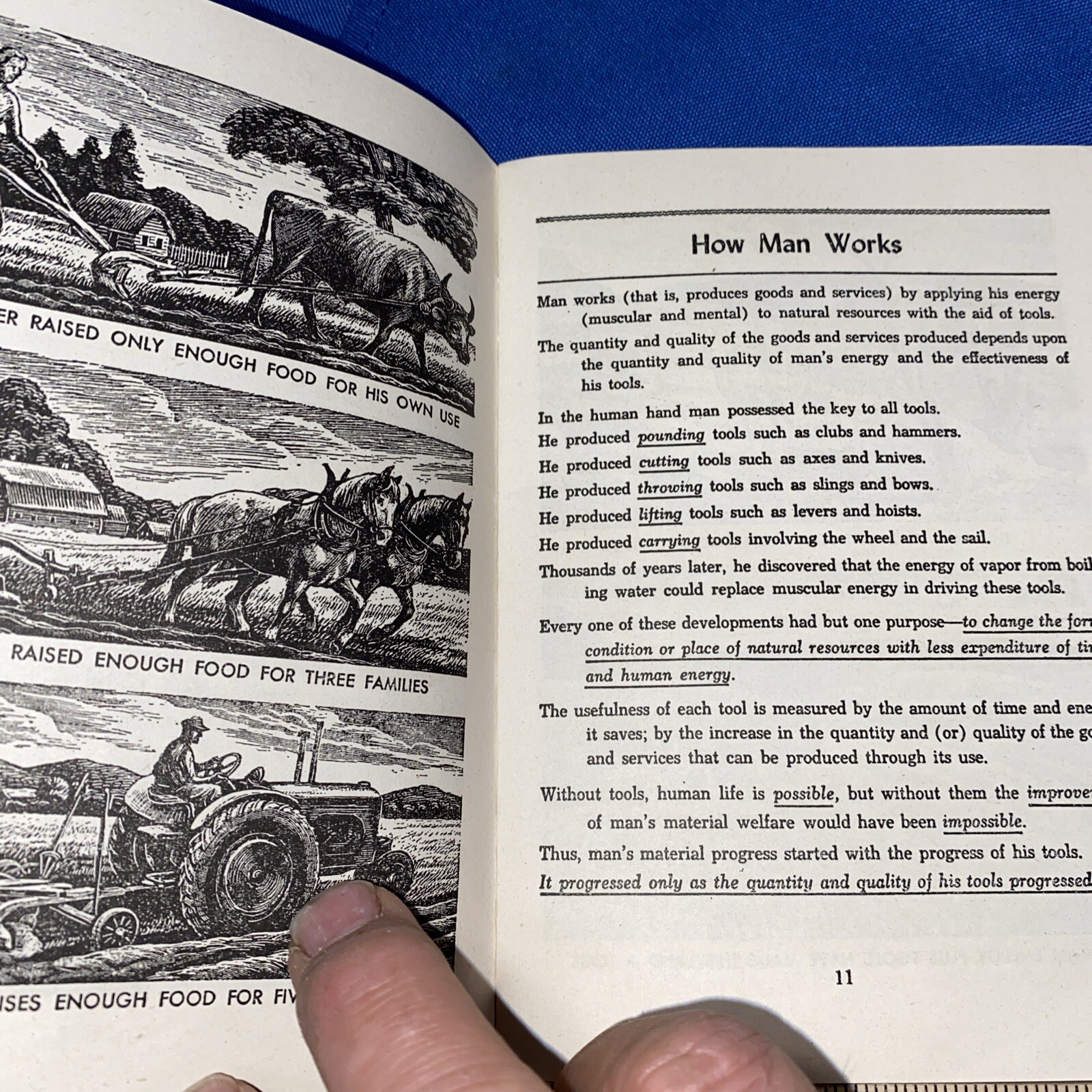 1949 HOW WE LIVE A SIMPLE DISSECTION OF THE ECONOMIC BODY FRED CLARK 47 Pages