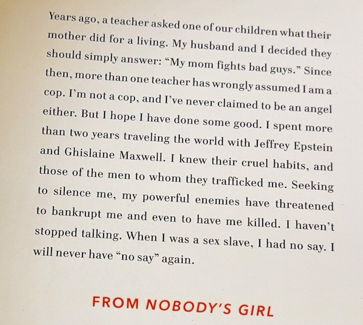 Nobody’s Girl: A Memoir of Surviving Abuse and Fighting for Justice – Giuffre