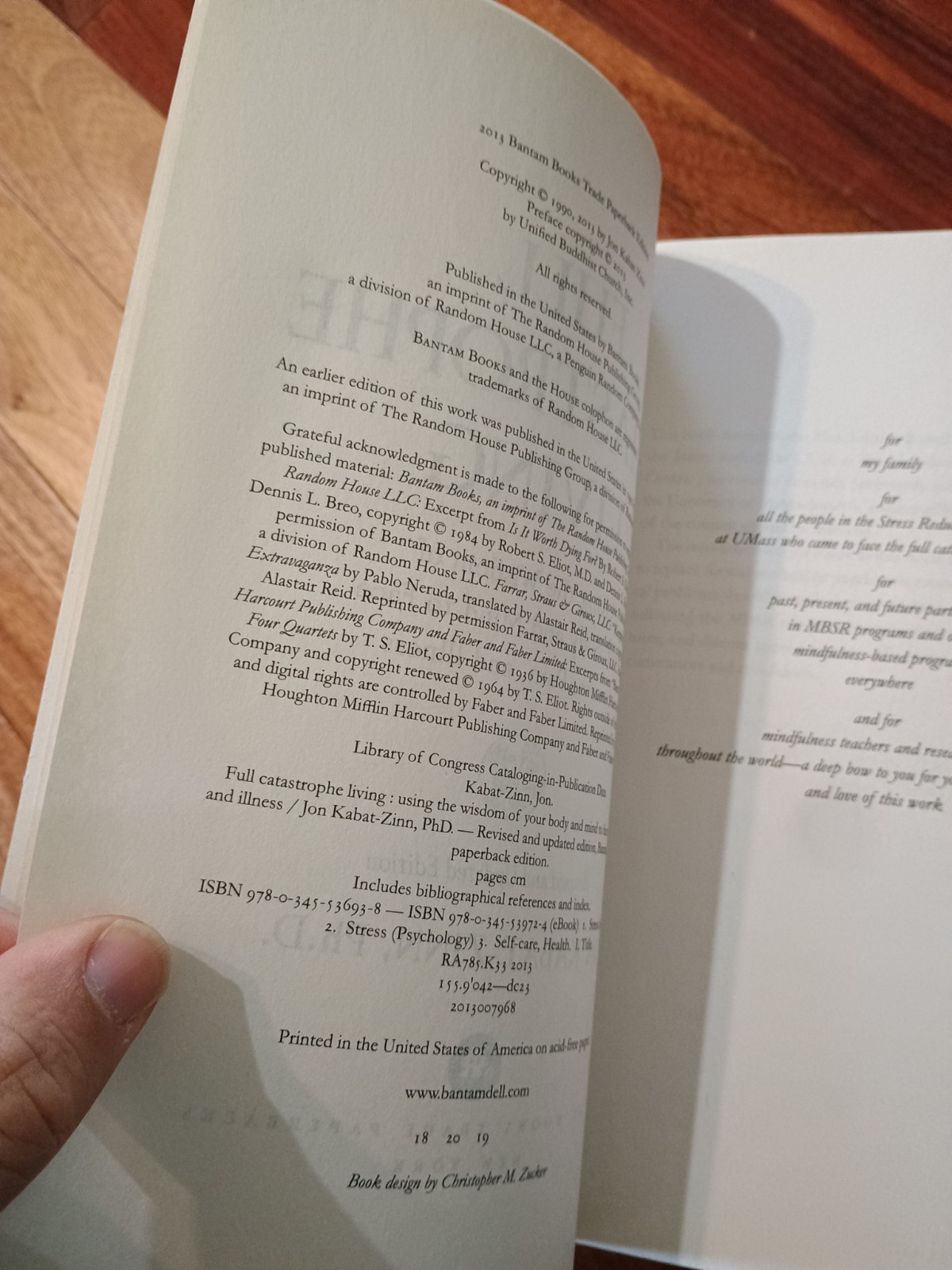 Full Catastrophe Living (Revised Edition), Jon Kabat Zinn