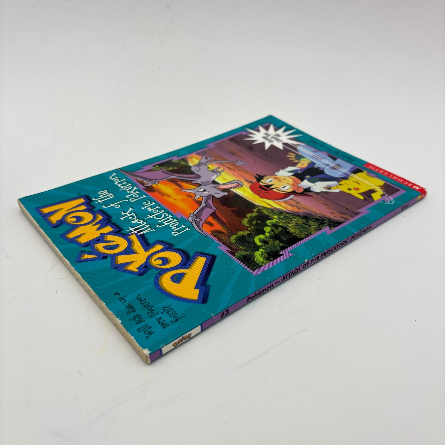 Pokemon Attack of the Prehistoric Pokemon Tracey West 1999 Scholastic Book Three