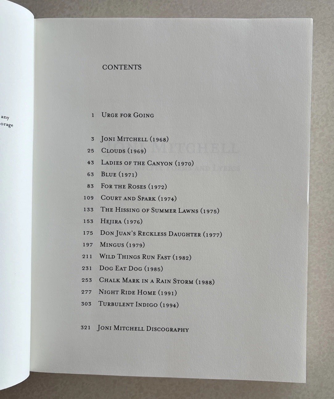 Joni Mitchell: The Complete Poems and Lyrics, 1st Edition, 1st Print 1997 HC-DJ