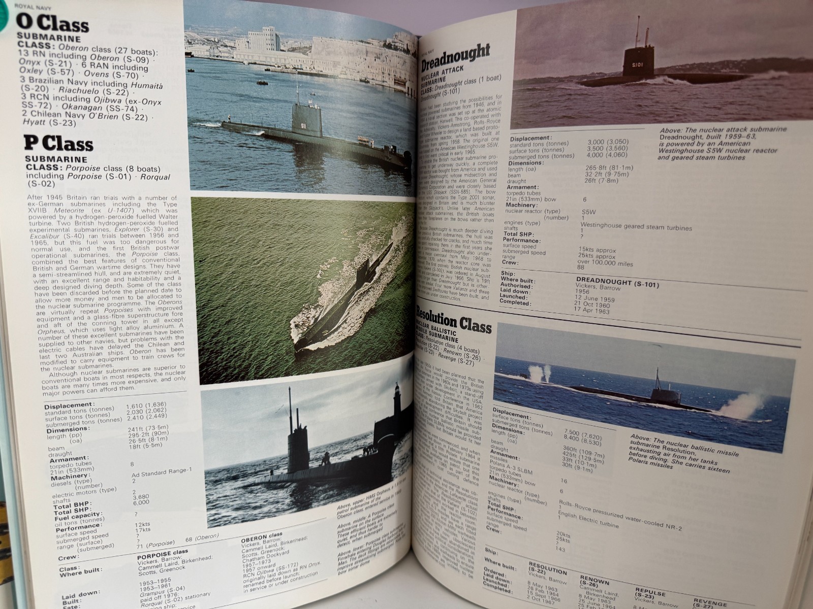 Warships of World War II HC 1978 Military Naval History Illustrated Encyclopedia