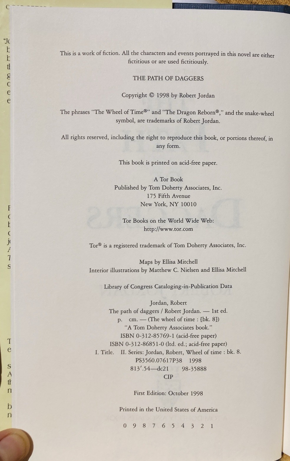 The Wheel of Time Robert Jordan Hard C. Original Year Printing Lot 4, 5, 6, 7, 8
