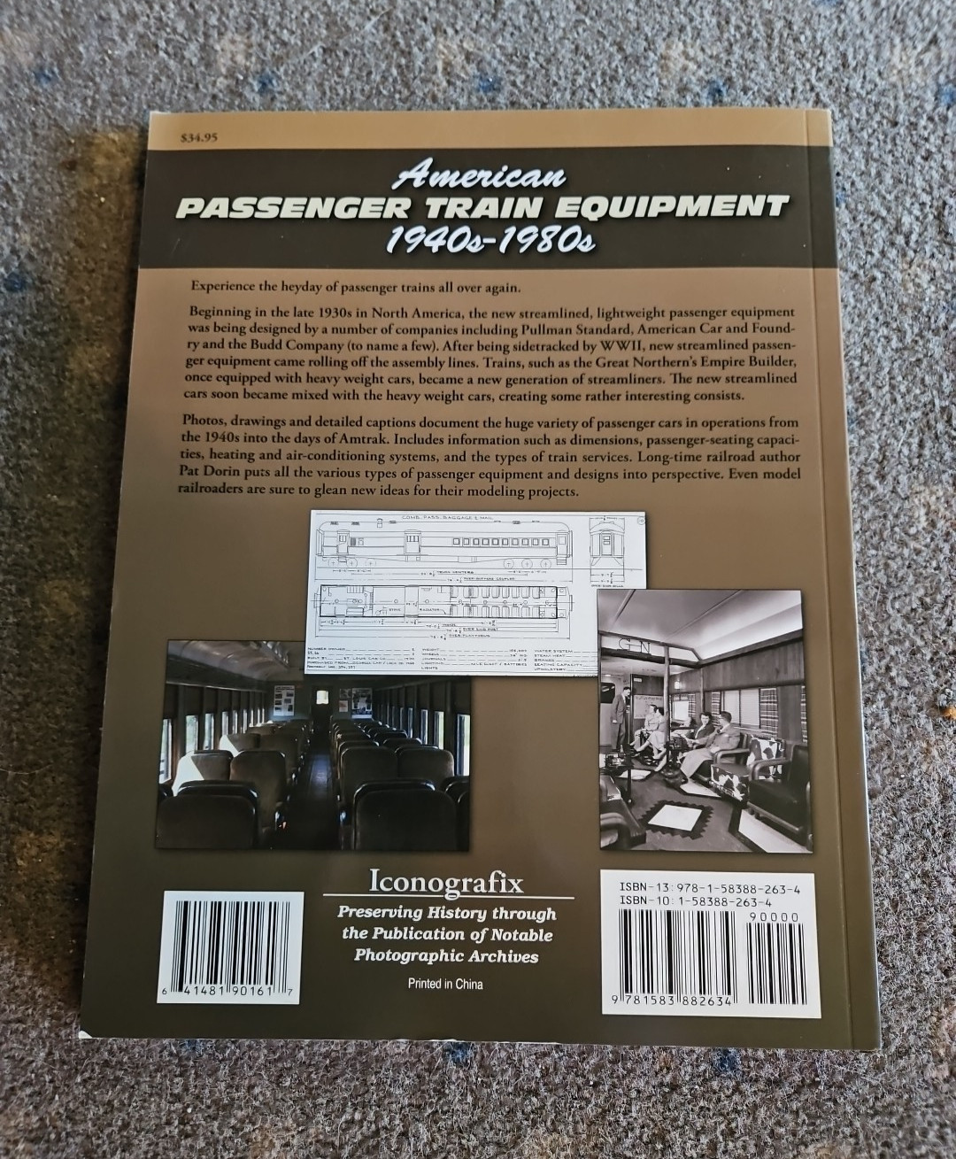 American Passenger Train Equipment: 1940s-1980s by Patrick C. Dorin (2010)