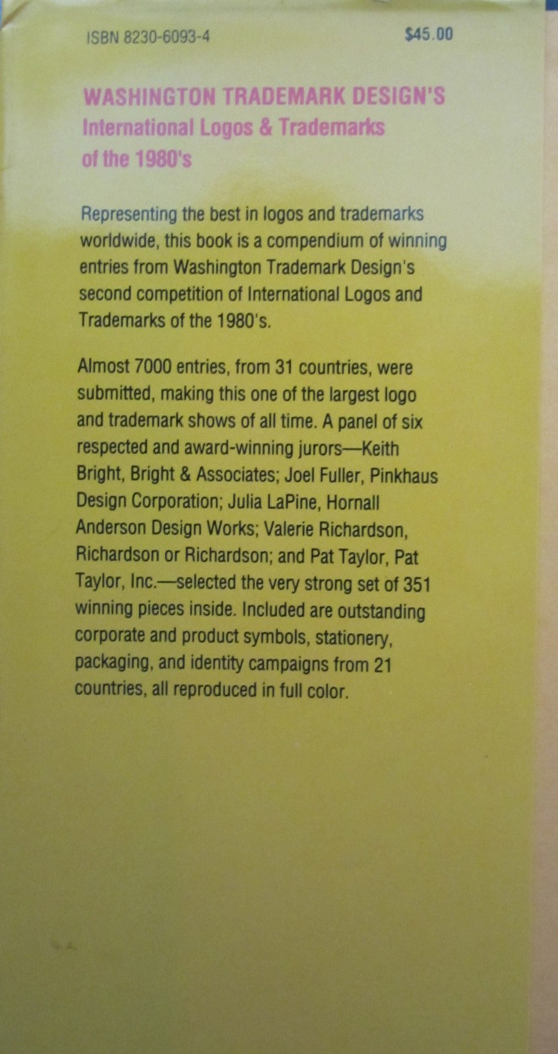 International Logos & Trademarks: Washington Trademark Des by Supon Design Group