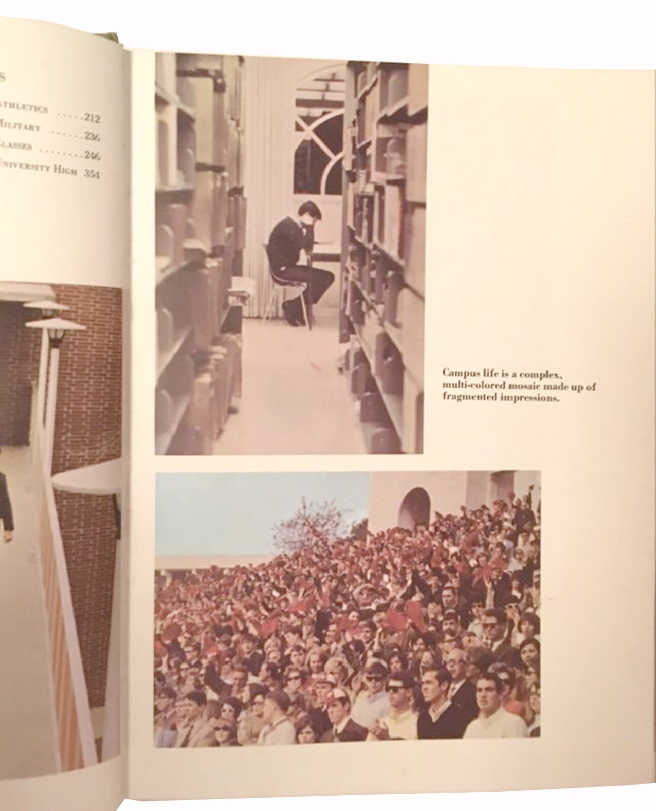 WKU Talisman Yearbook, 1968, „Western in Mosaic“, VG, 396 pages. Hardcover book.