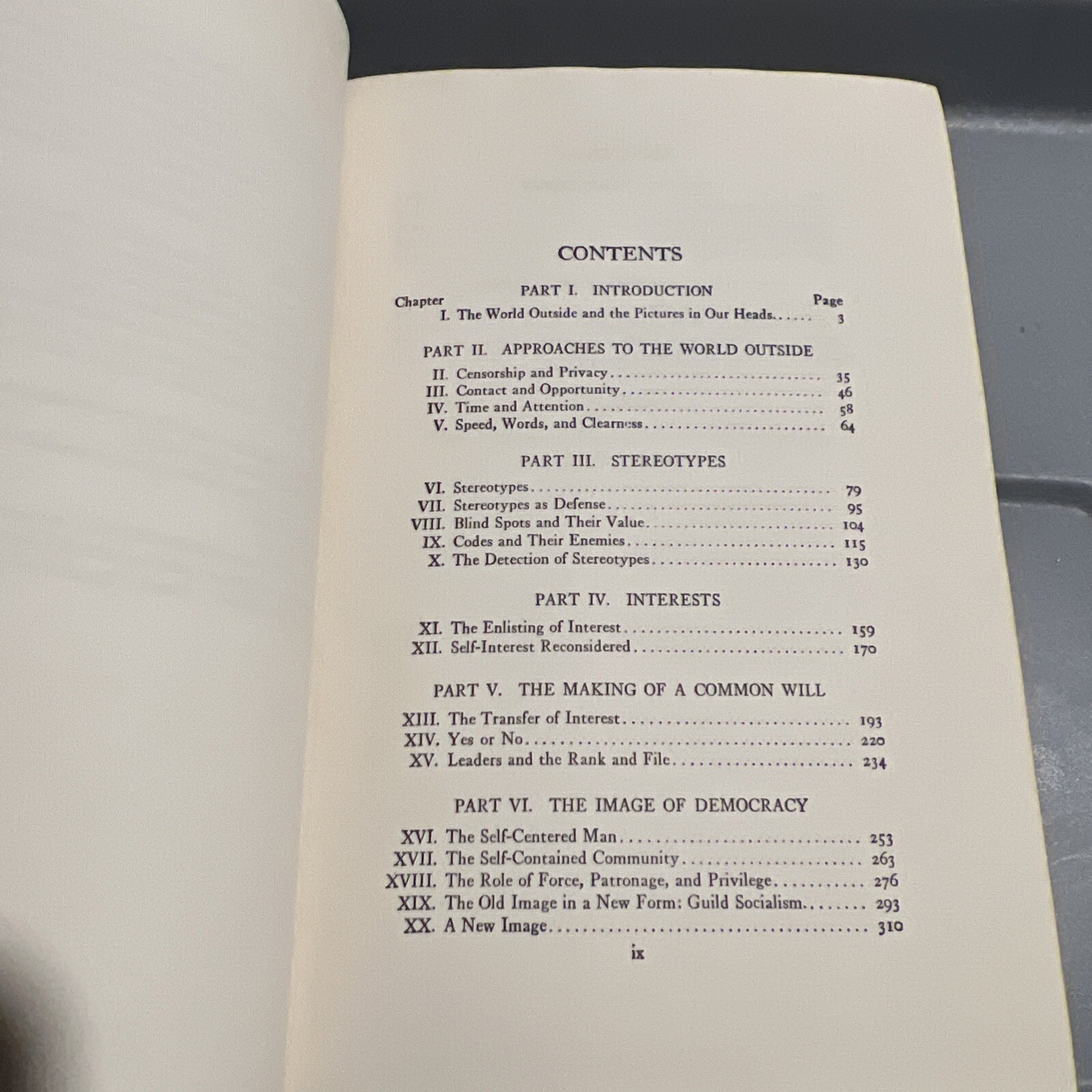 Public Opinion Walter Lippmann The Macmillan Company 1961