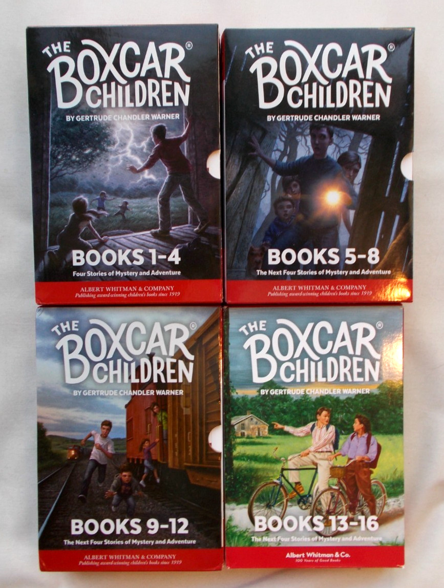 Gertrude Chandler Warner, Boxcar Children 1-16 in 4 Box Sets TPB/GC