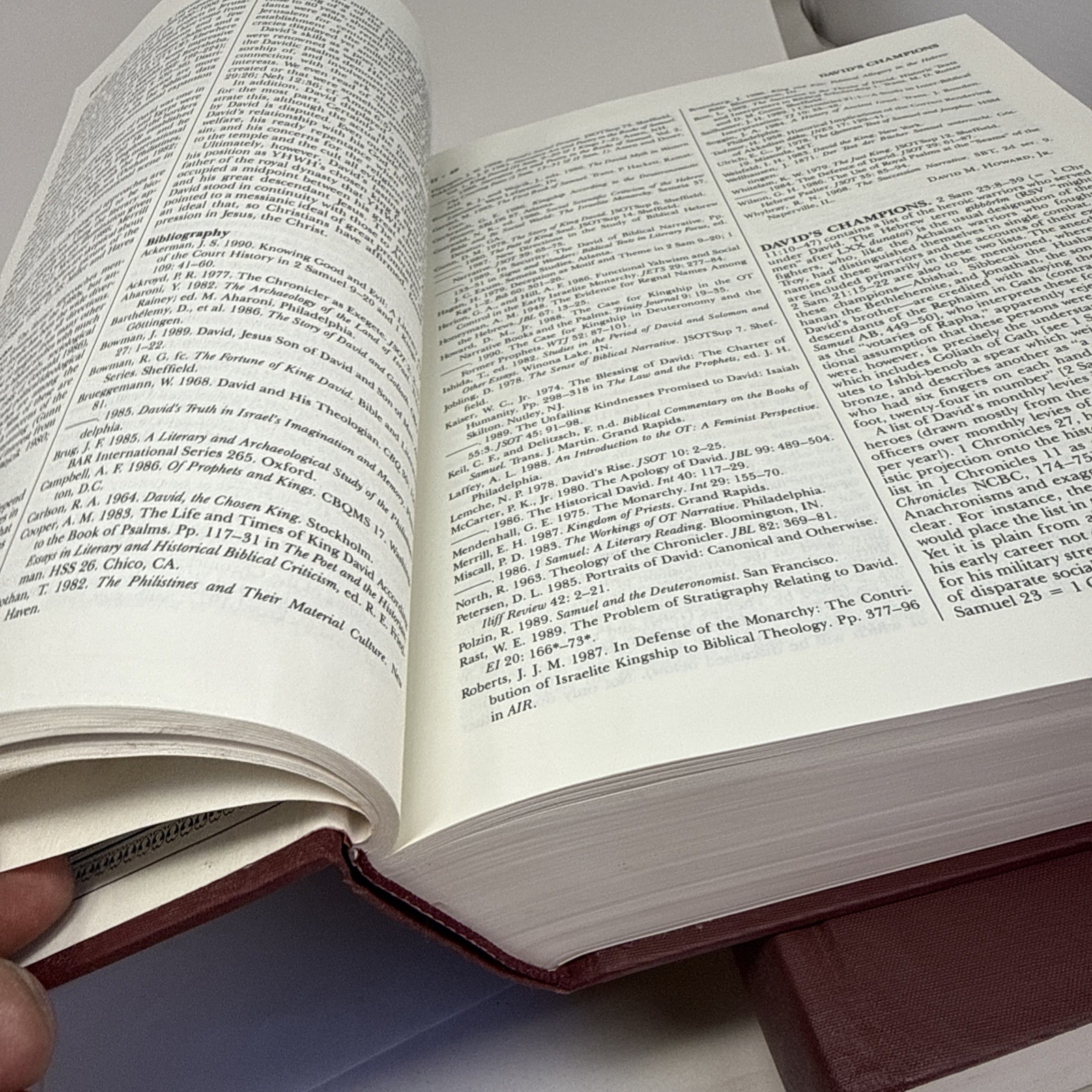 The Anchor Bible Dictionary – 6 Volume Set Hardcover 1992 Doubleday Burgundy