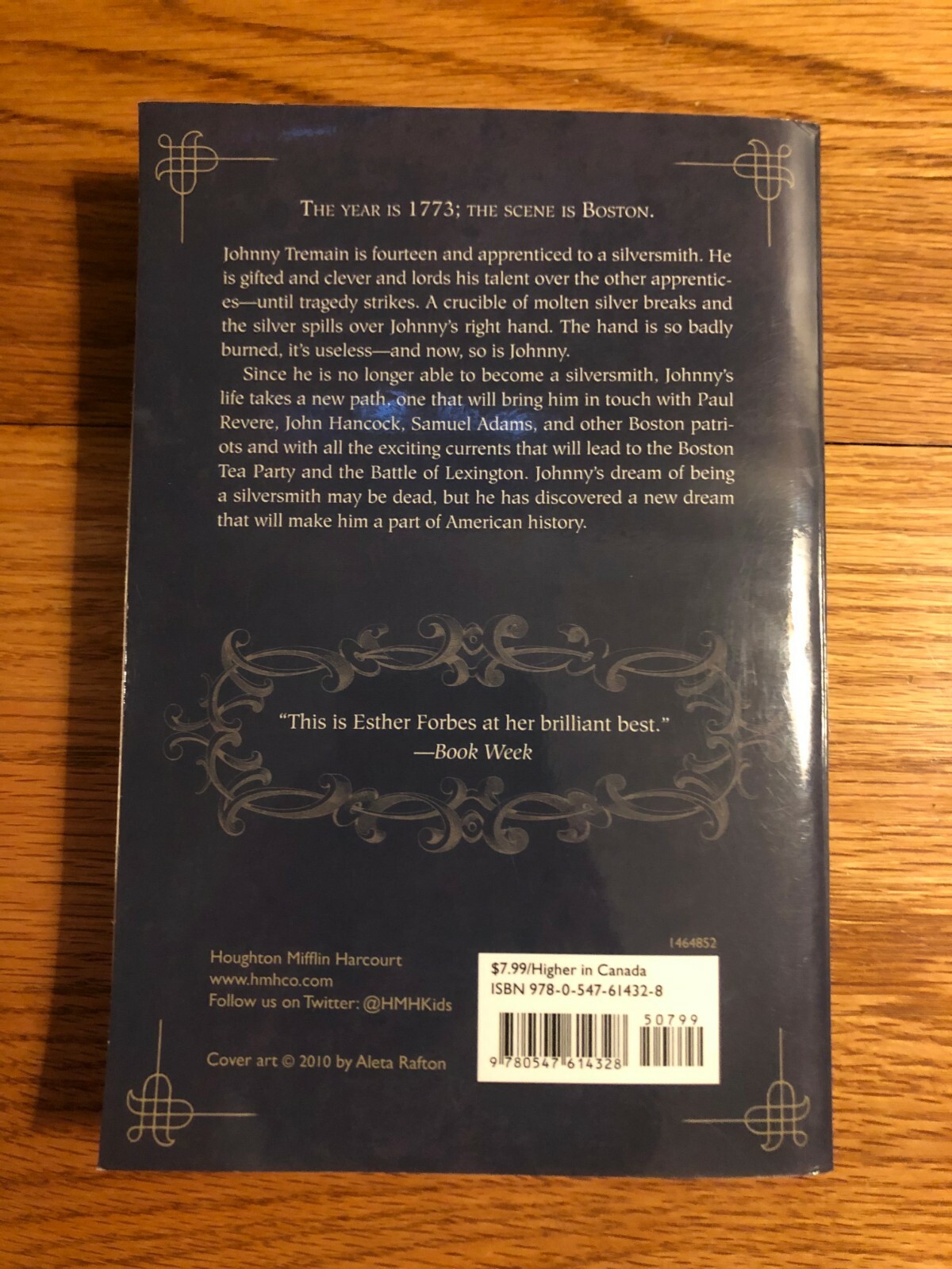Johnny Tremain by Esther Hoskins Forbes (2011, Trade Paperback)