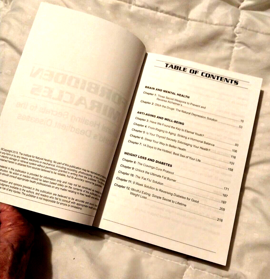 Forbidden Miracles Natural Healing Secrets Disease INH Medicine Health Nutrition