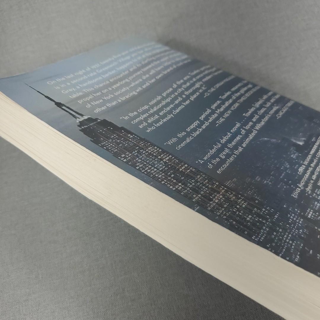Rules of Civility by Amor Towles 2011 Trade Paperback Book