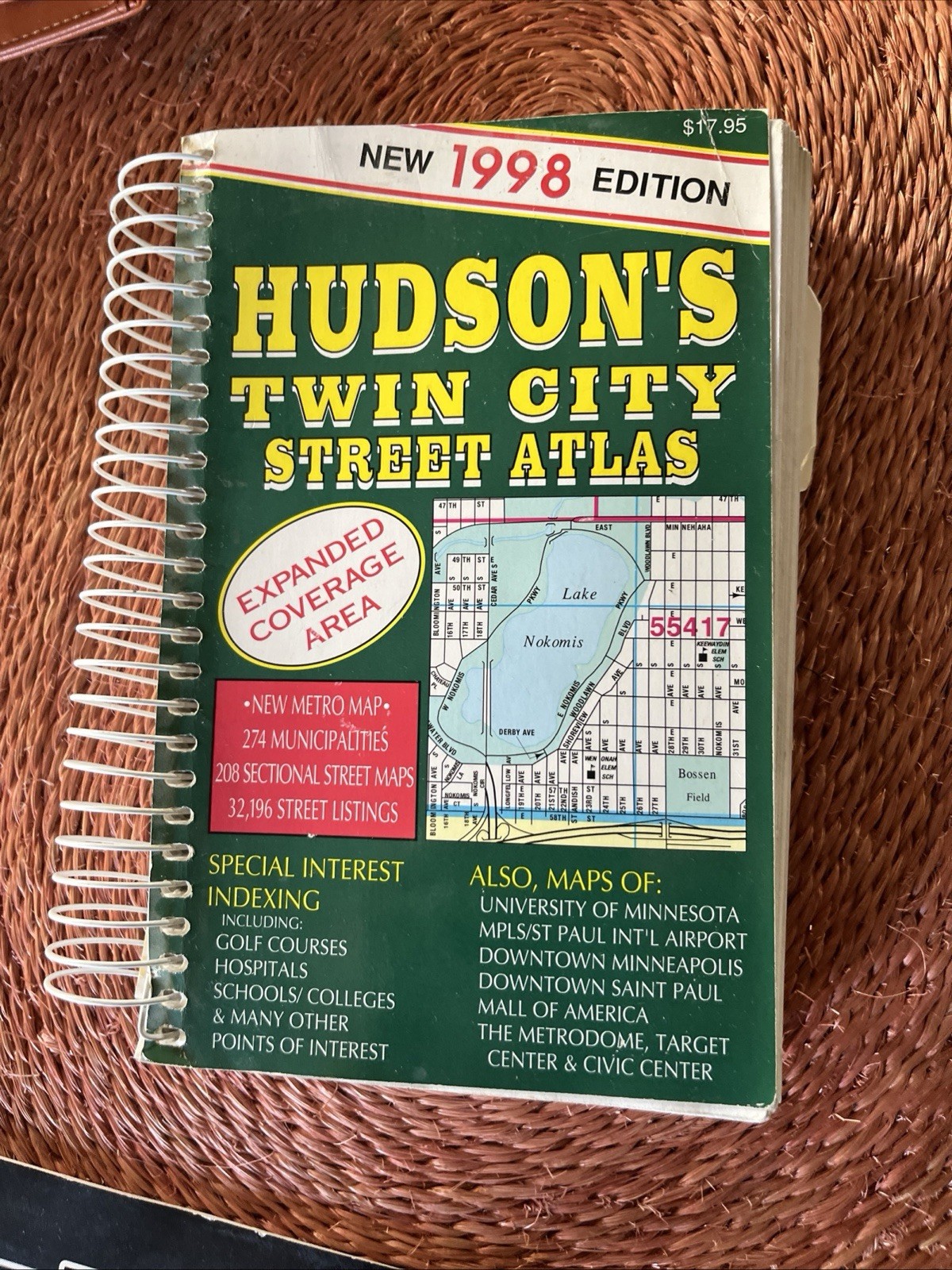 Hudson’s 1998 Edition Twin Cities Street Atlas