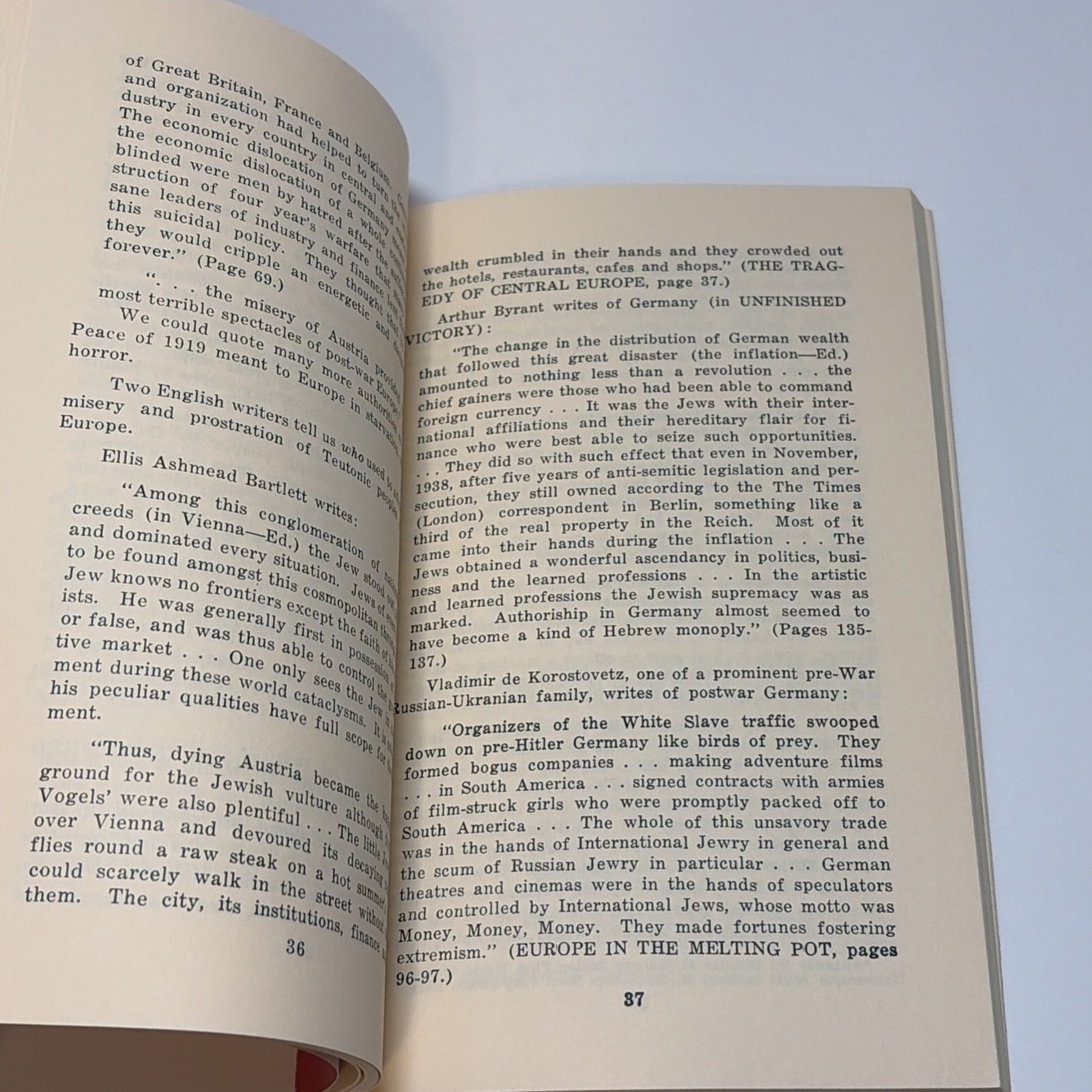 Uncovering The Forces For War by Conrad K. Grieb Paperback 1947 WW1 WW2 Causes