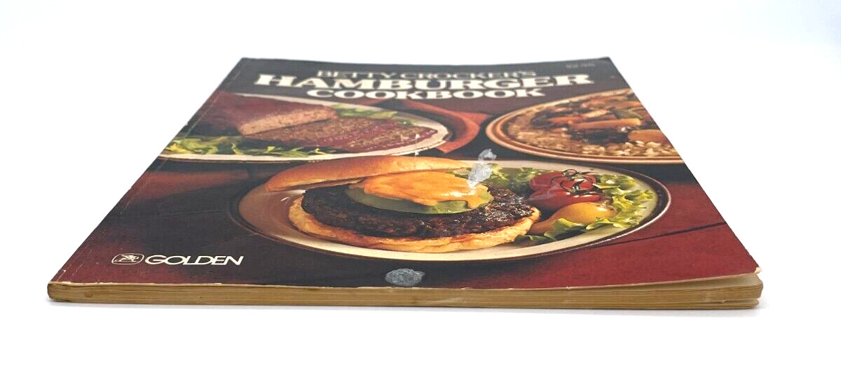 Betty Crocker Hamburger Cookbook Vintage 1977-72 pages Golden- See Video