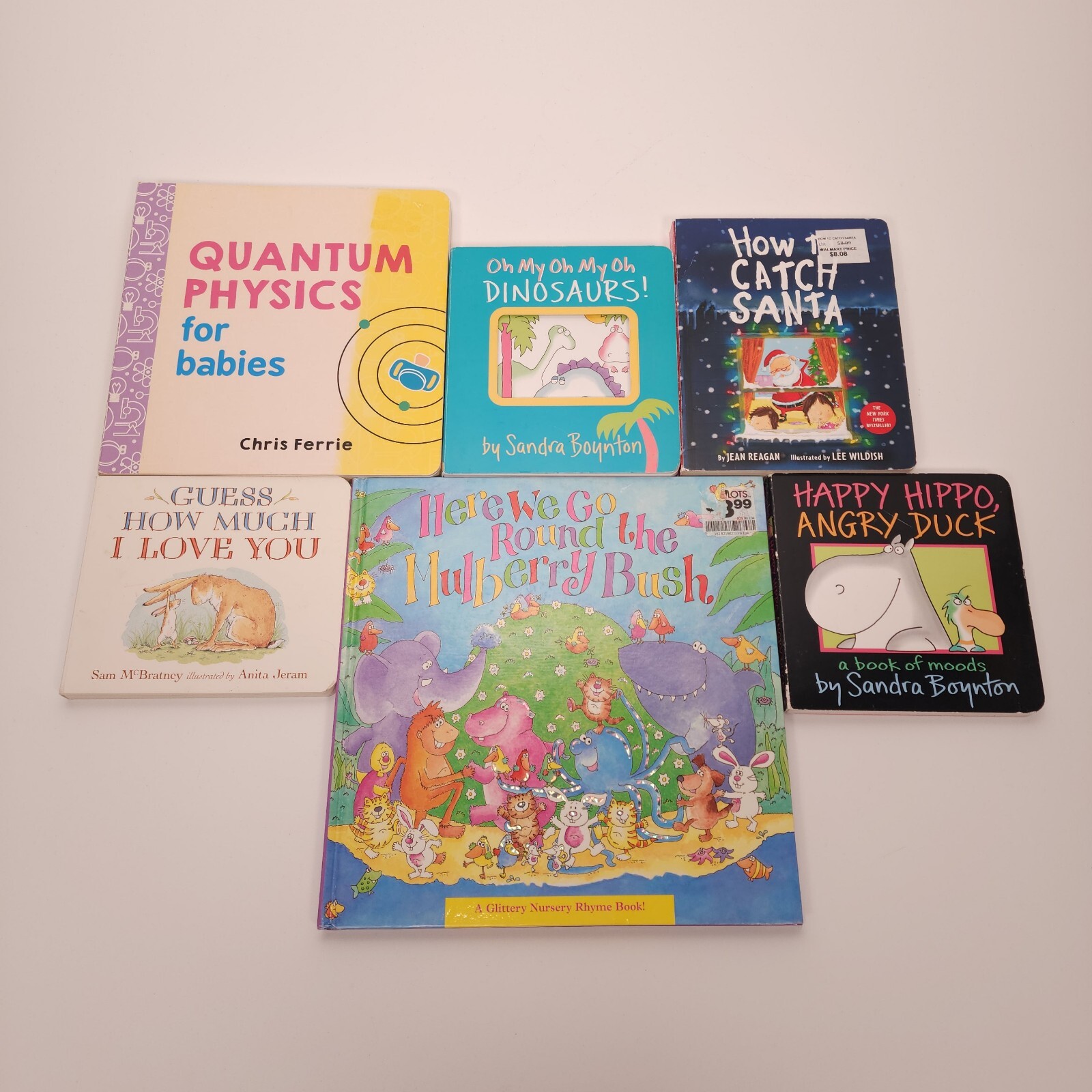 Children Toddler Lot 6 Board Picture Books Sandra Boynton Bedtime Storytime Baby