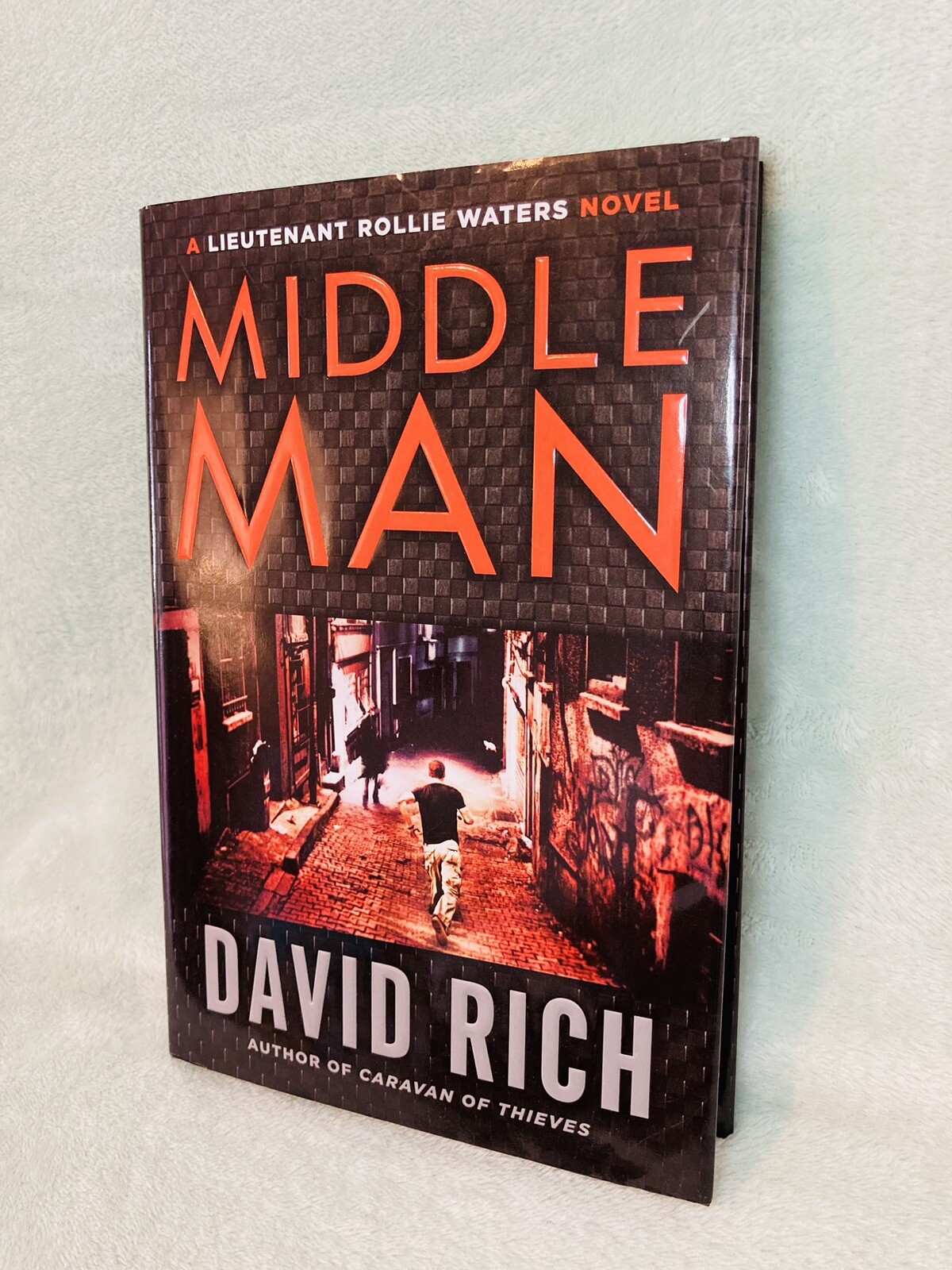 Middle Man by David Rich (2013, Hardcover with Dust Jacket) Thriller Novel