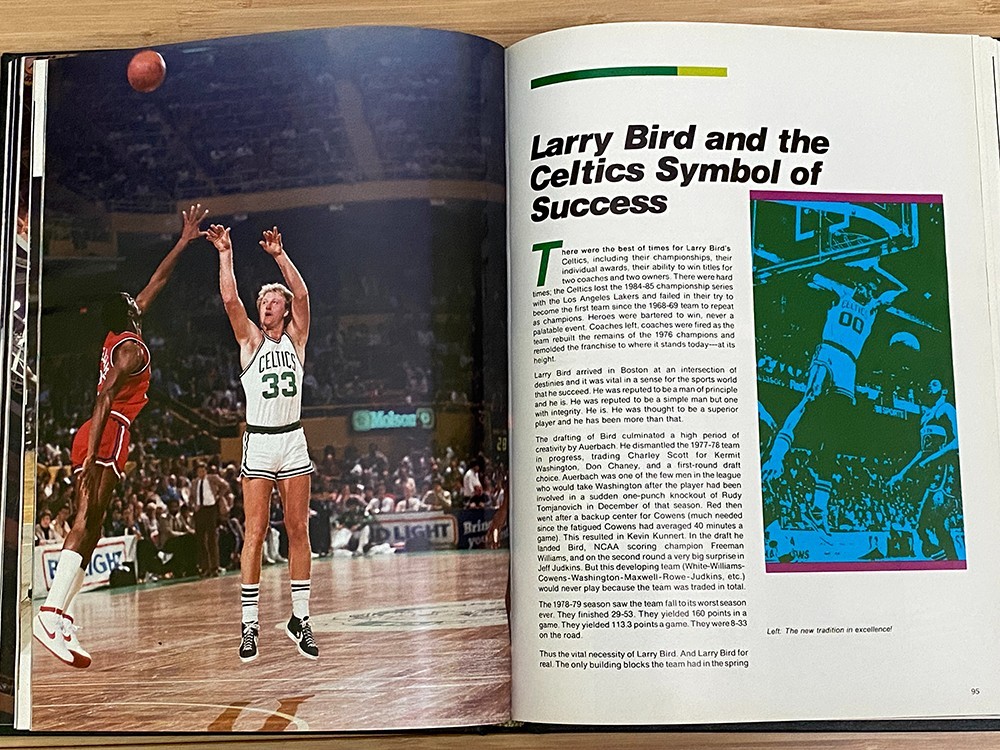 Boston Celtics: Four Decades of Excellence SIGNED by Dennis Johnson! Limited Ed