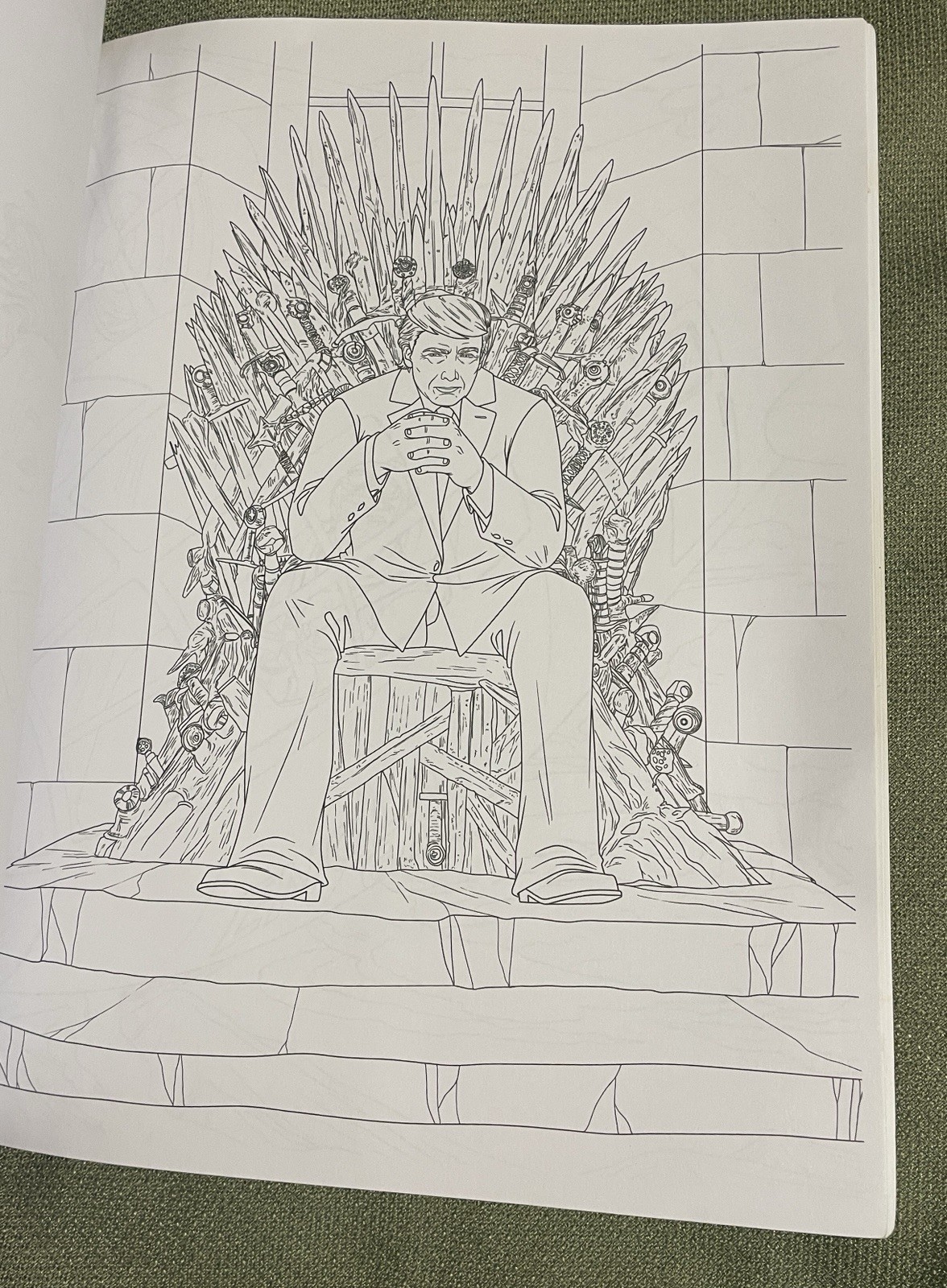 “THE TRUMP COLORING BOOK” by M.G. ANTHONY President Donald J POST HILL PRESS