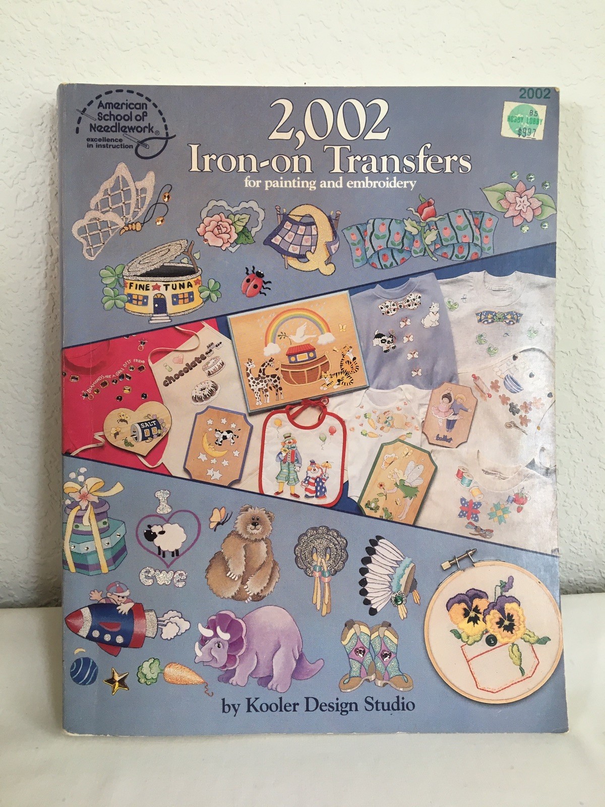 2,002 Iron-On Transfers by Kooler Design Studio Vintage Embroidery Painting