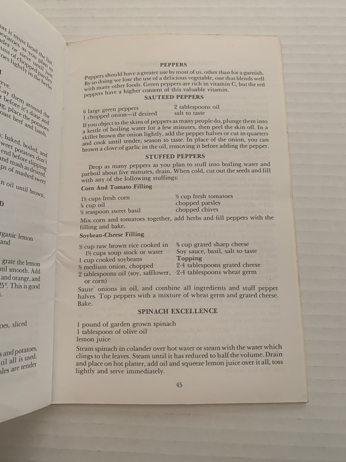 Vintage 1977 Prevention’s Better Living Cookbook Emma Bailey Recipes 72 Pages