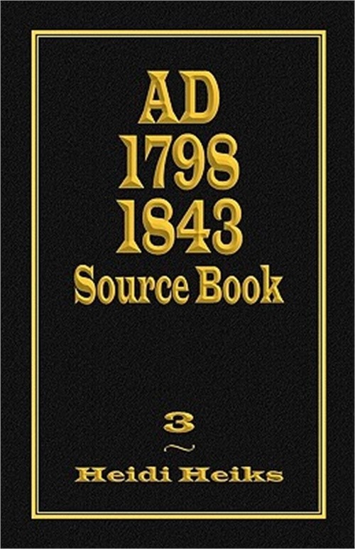 Ad 1798 1843 Source Book (Paperback or Softback)