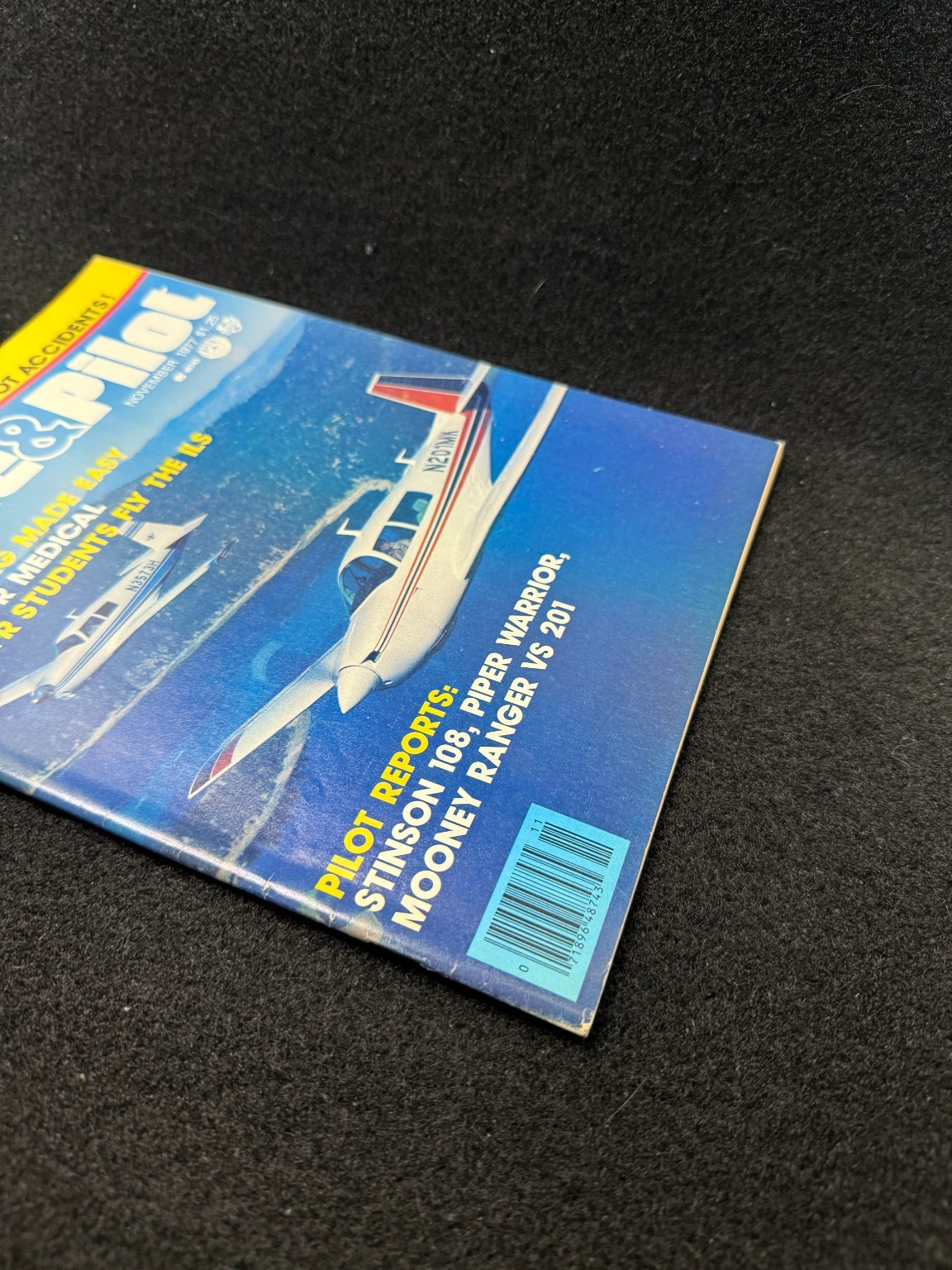 Plane & Pilot Magazine November 1977 Aviation Aircraft Mooney Stinson Vintage