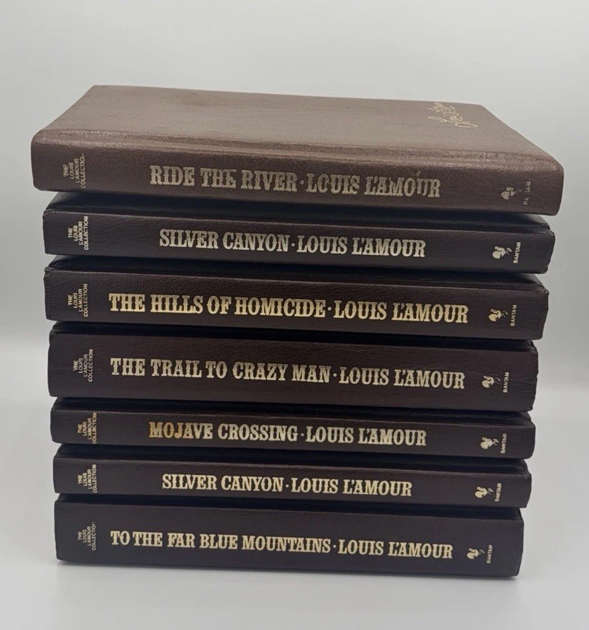 Louis L’Amour Bantam Leatherette Collectible Series Multiple Titles
