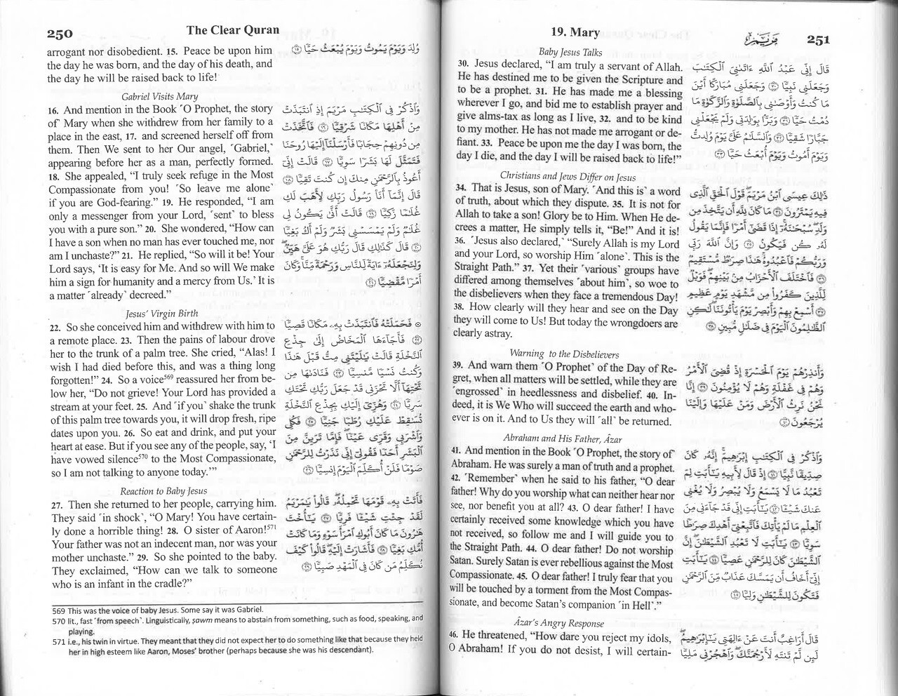 The Clear Quran in English with Arabic Translation-Noble Quran with Flexi Cover