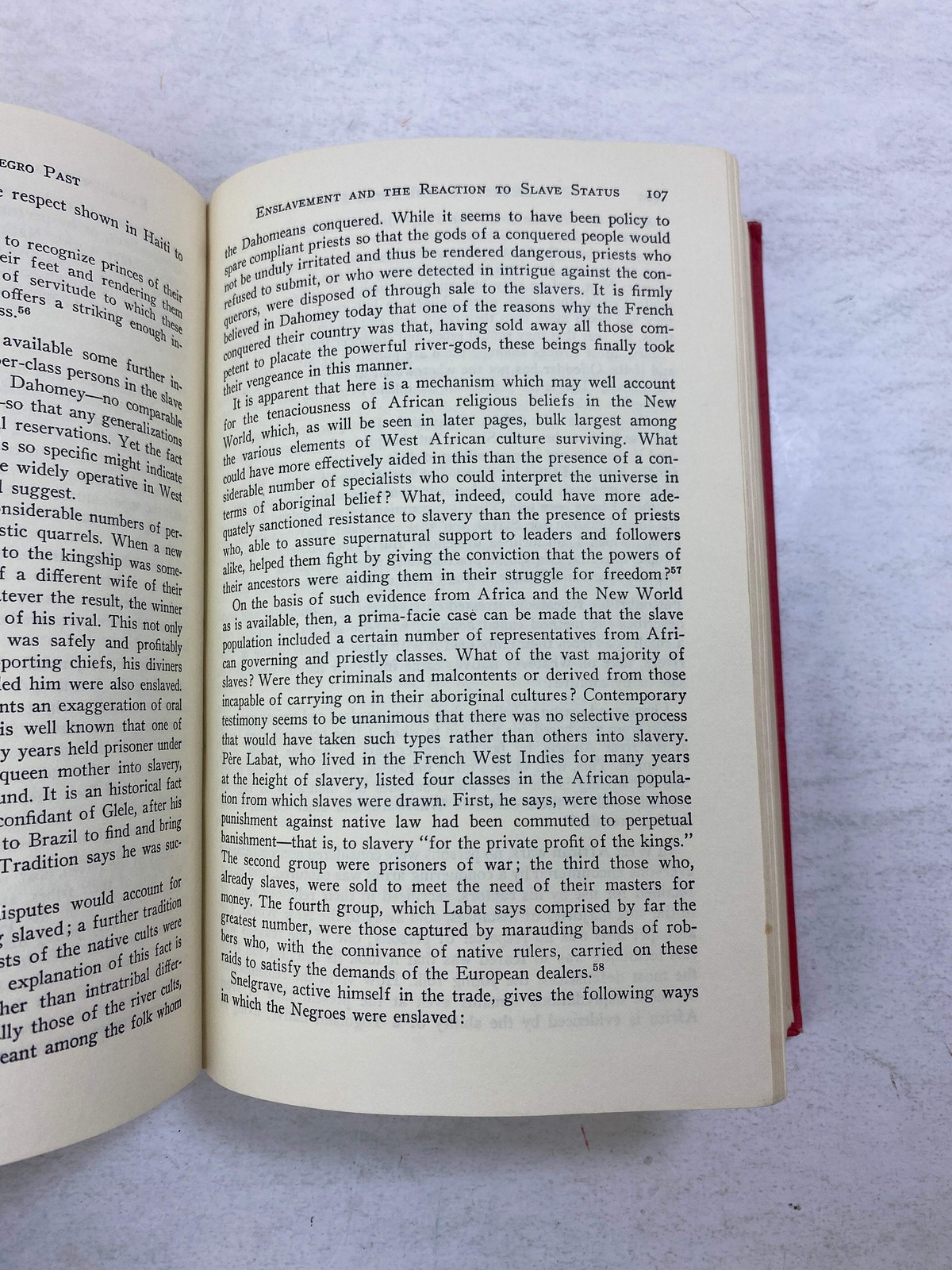 The Myth of the Negro Past Ex-library 1969 HC