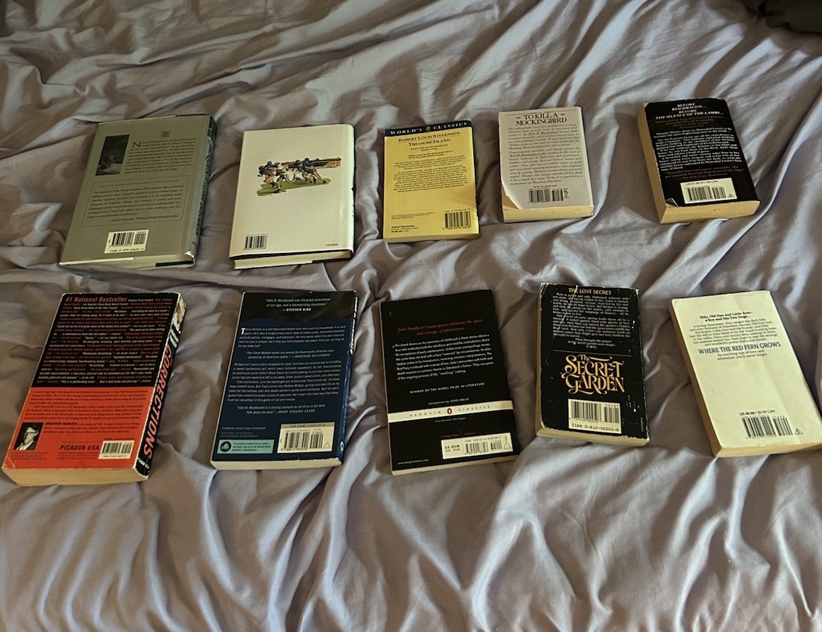 American Fiction Lot of Classics 10 books: Harper Lee, John Steinbeck, and more