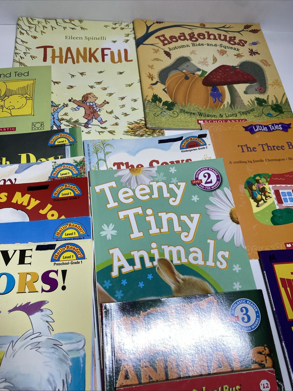 HUGE CHILDRENS BOOK LOT Of 16 Miscellaneous Scholastic Reader