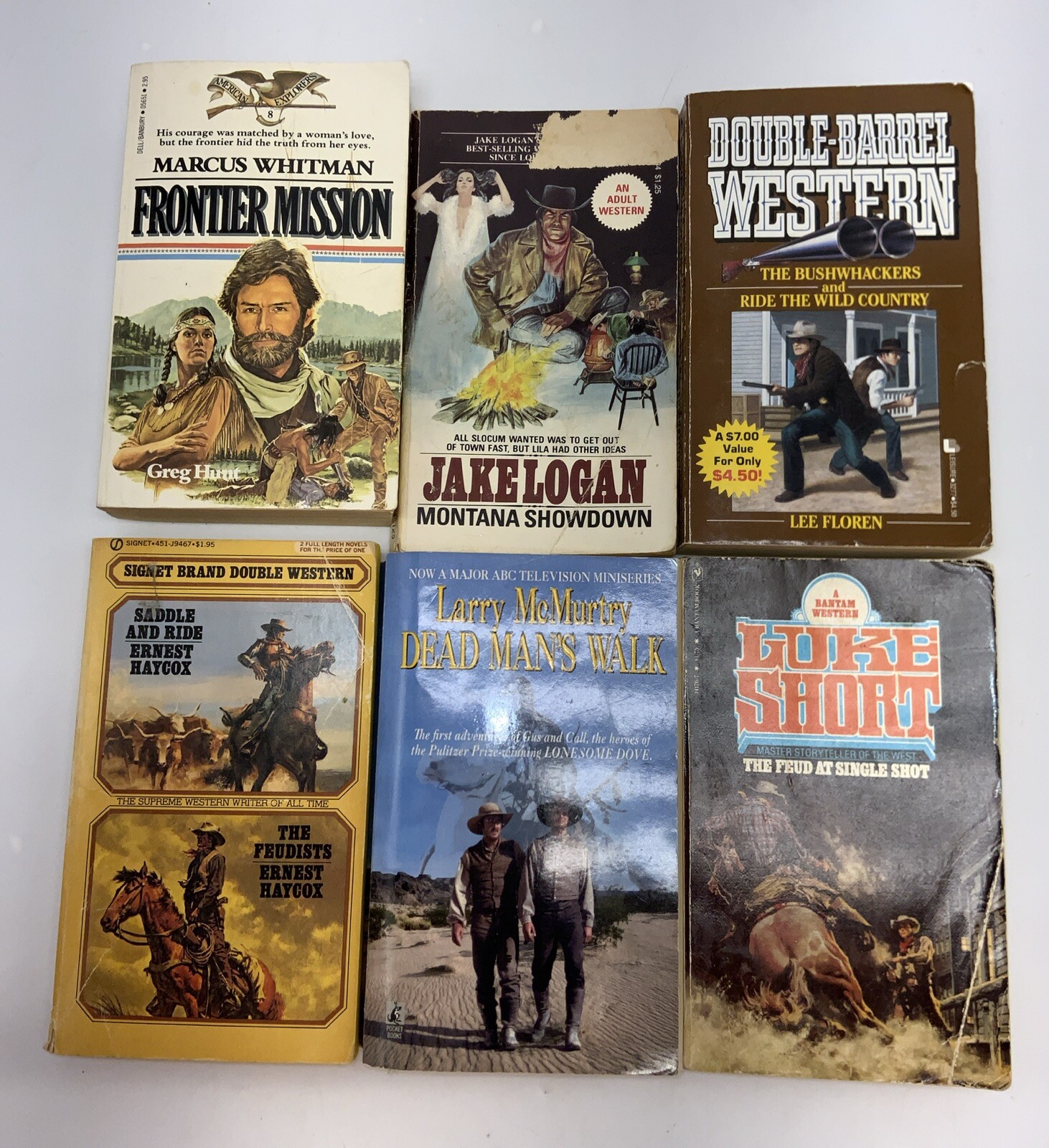 Western Frontier Adventure Book Lot Of 6
