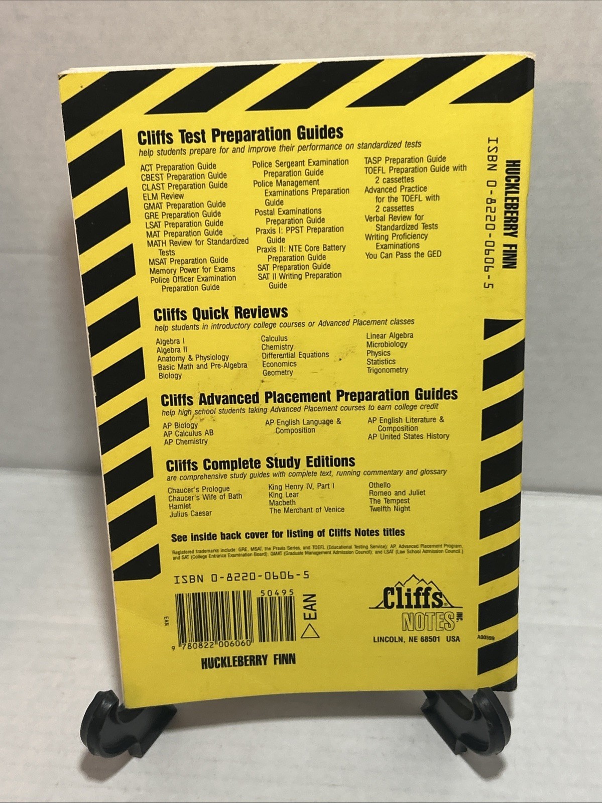 Lot of 9 – Cliff Notes – Various Titles (See Description)
