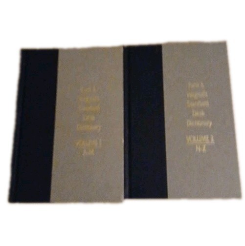 Funk and Wagnalls Standard Desk Dictionary 2 Hardcover Volume Set 1984 Edition