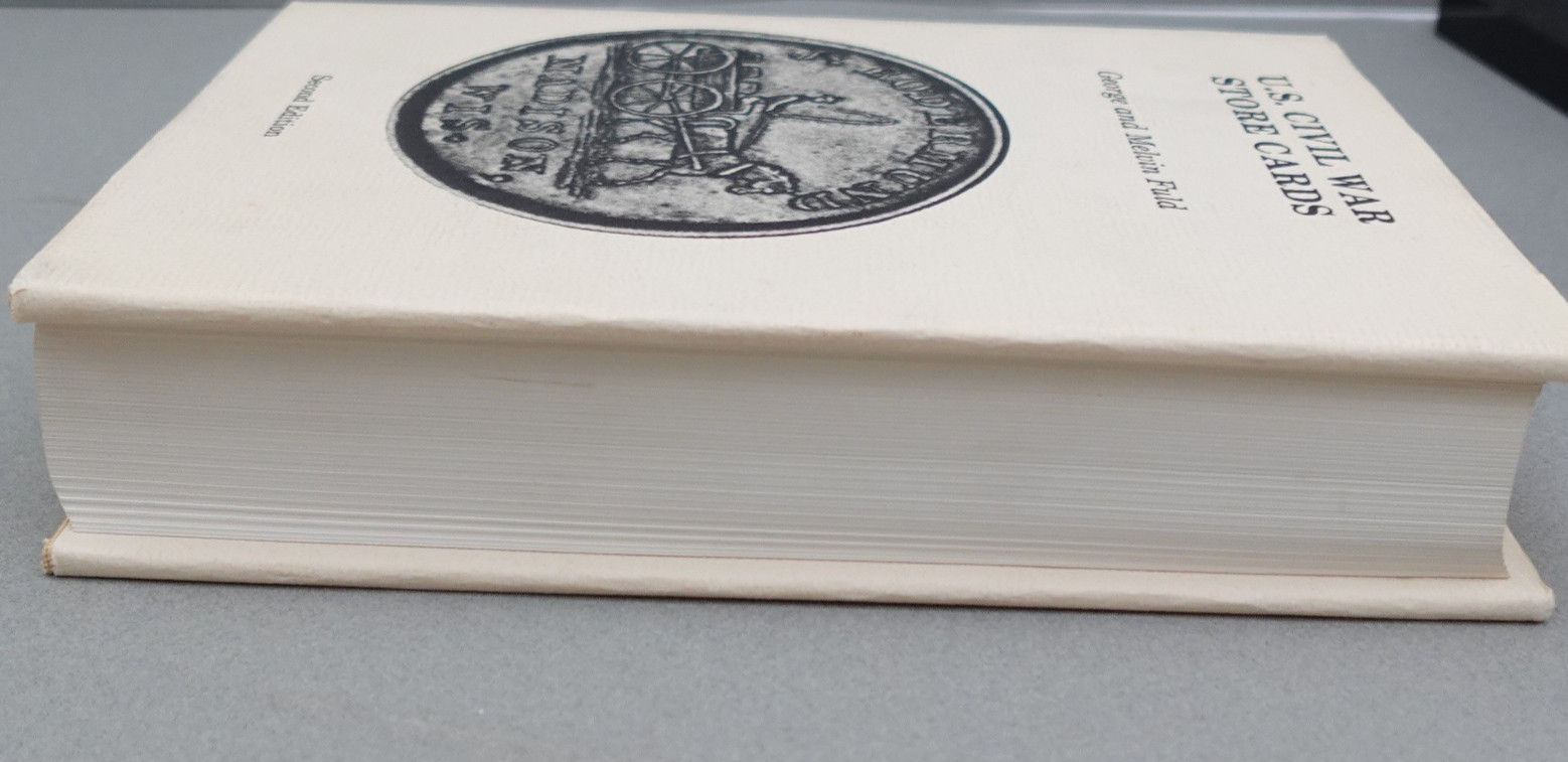 US CIVIL WAR STORE CARDS By George and Melvin Fuld HC DJ Numismatic