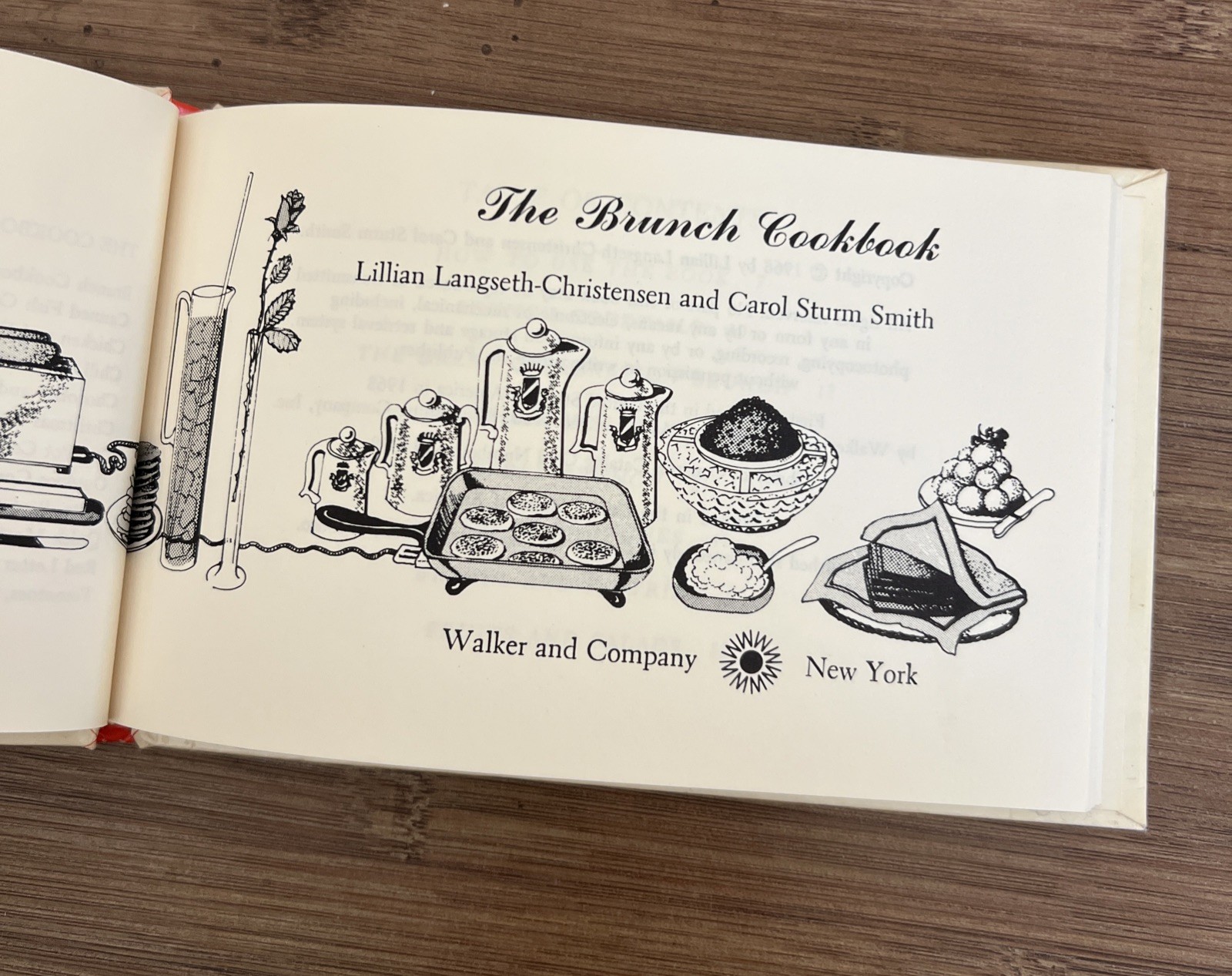 The Brunch Cookbook Lillian Langseth Christensen and Carol Sturm Smith 1968 MCM