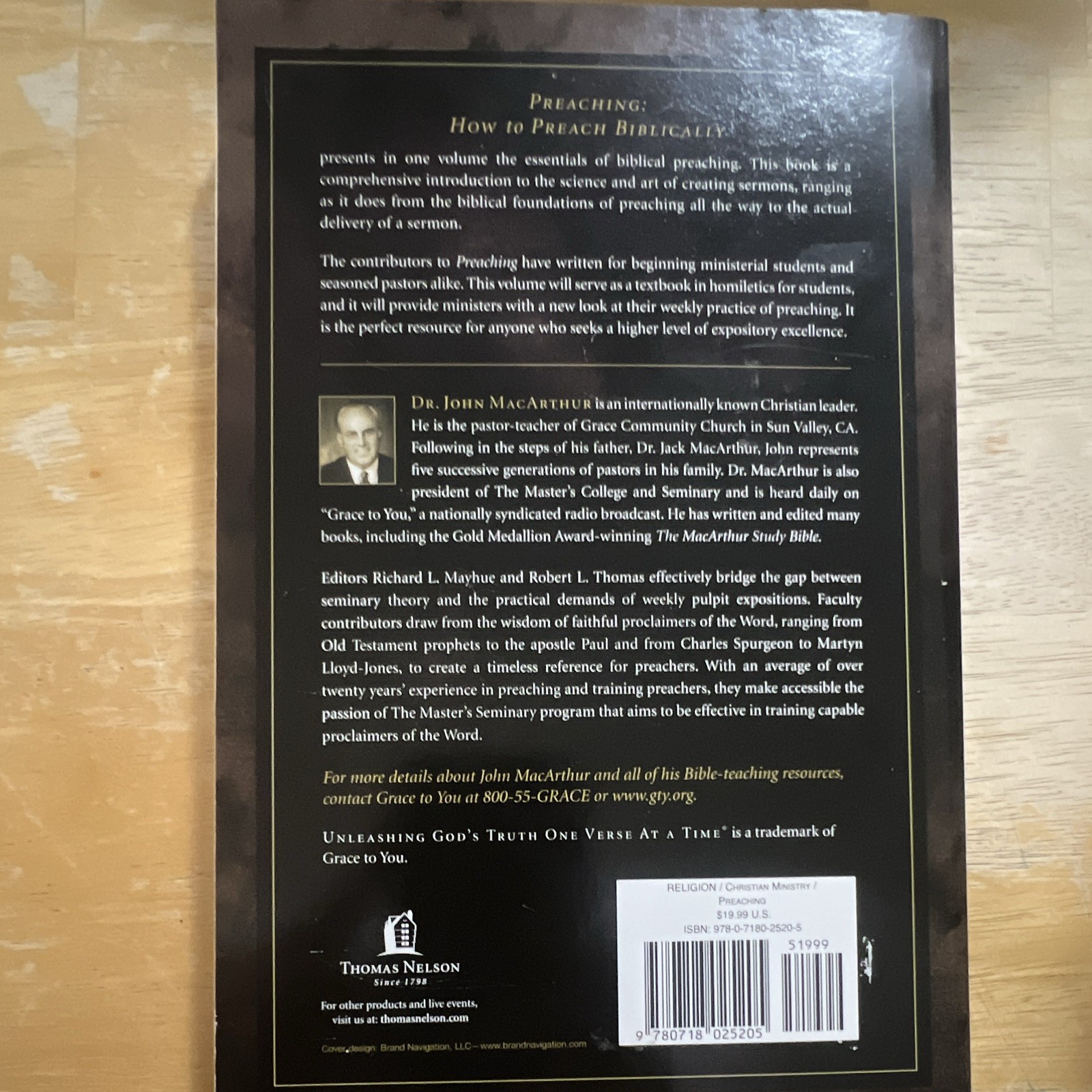 John MacArthur Preaching: How to Preach Biblically PB 2005 Thomas Nelson
