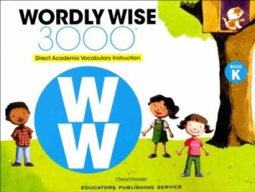 Wordly Wise, Grade K – Paperback, by Hodkinson Kenneth – Very Good o