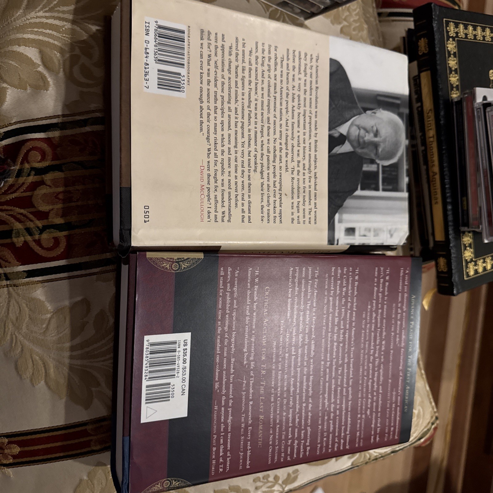 John Adams by David McCullough & The First American-very Good Cond