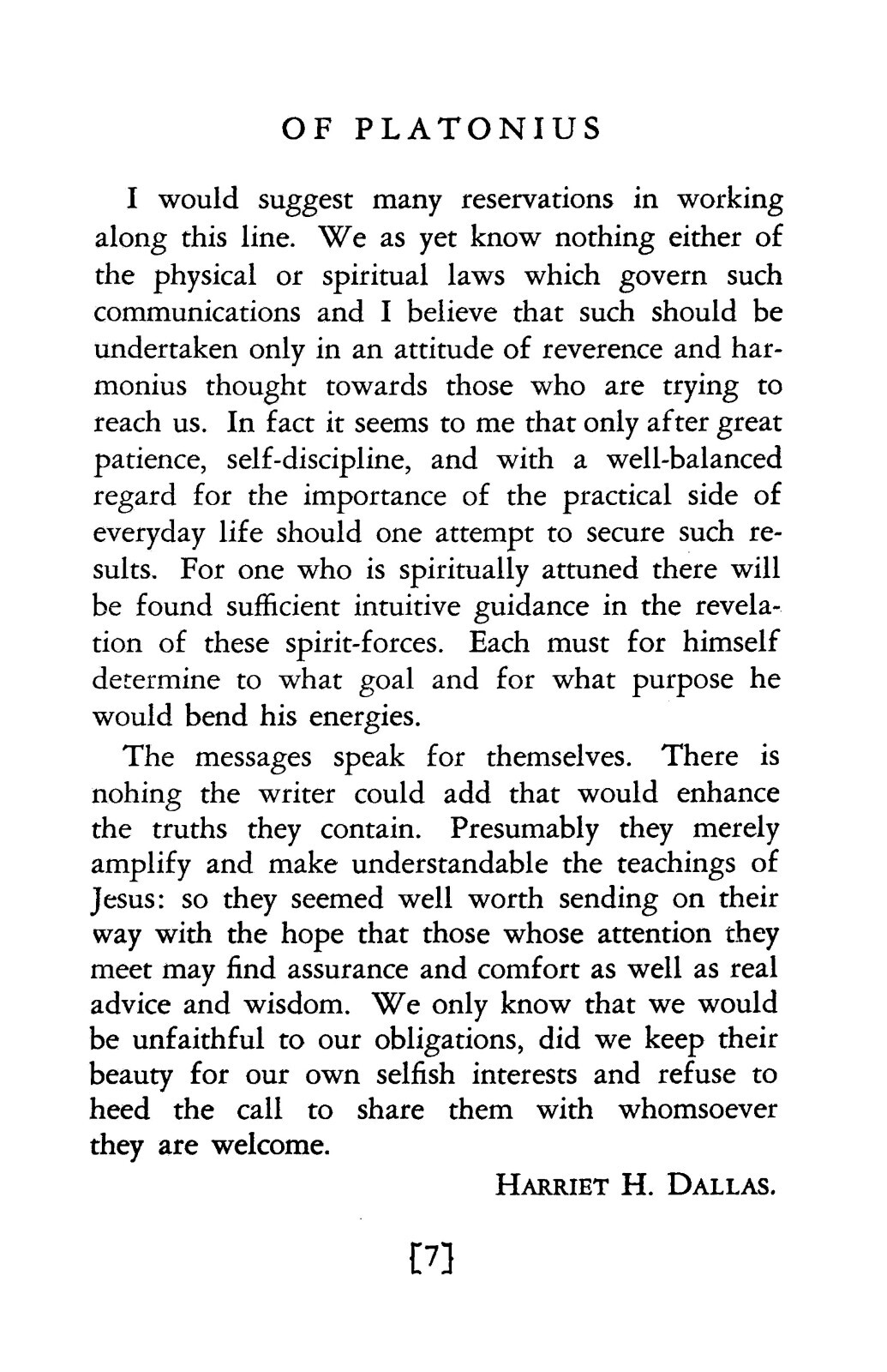1932 The teaching of Platonius 101 Pages