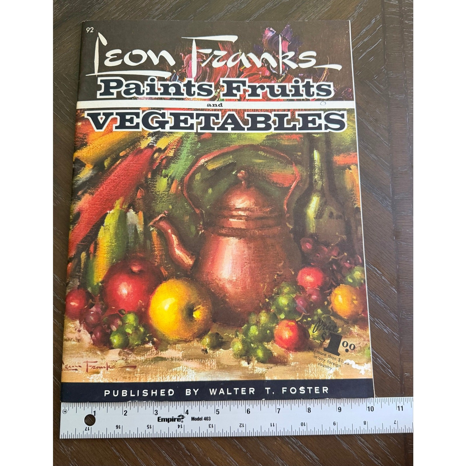 Vintage Leon Franks Paints Fruits & Vegetables Walter T Foster Art Book No 92
