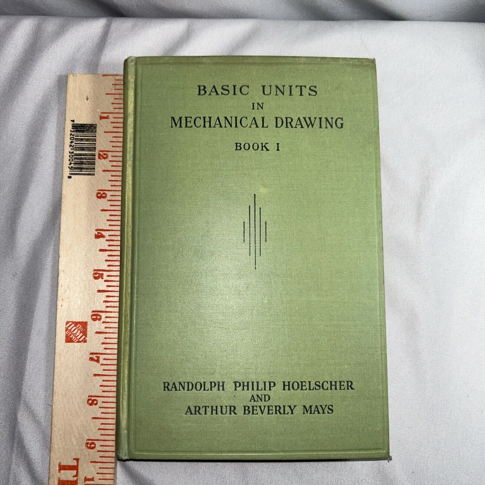 Basic Units In Mechanical Drawing Book 1 – Hoelscher and Mays – 1933 Hard Cover