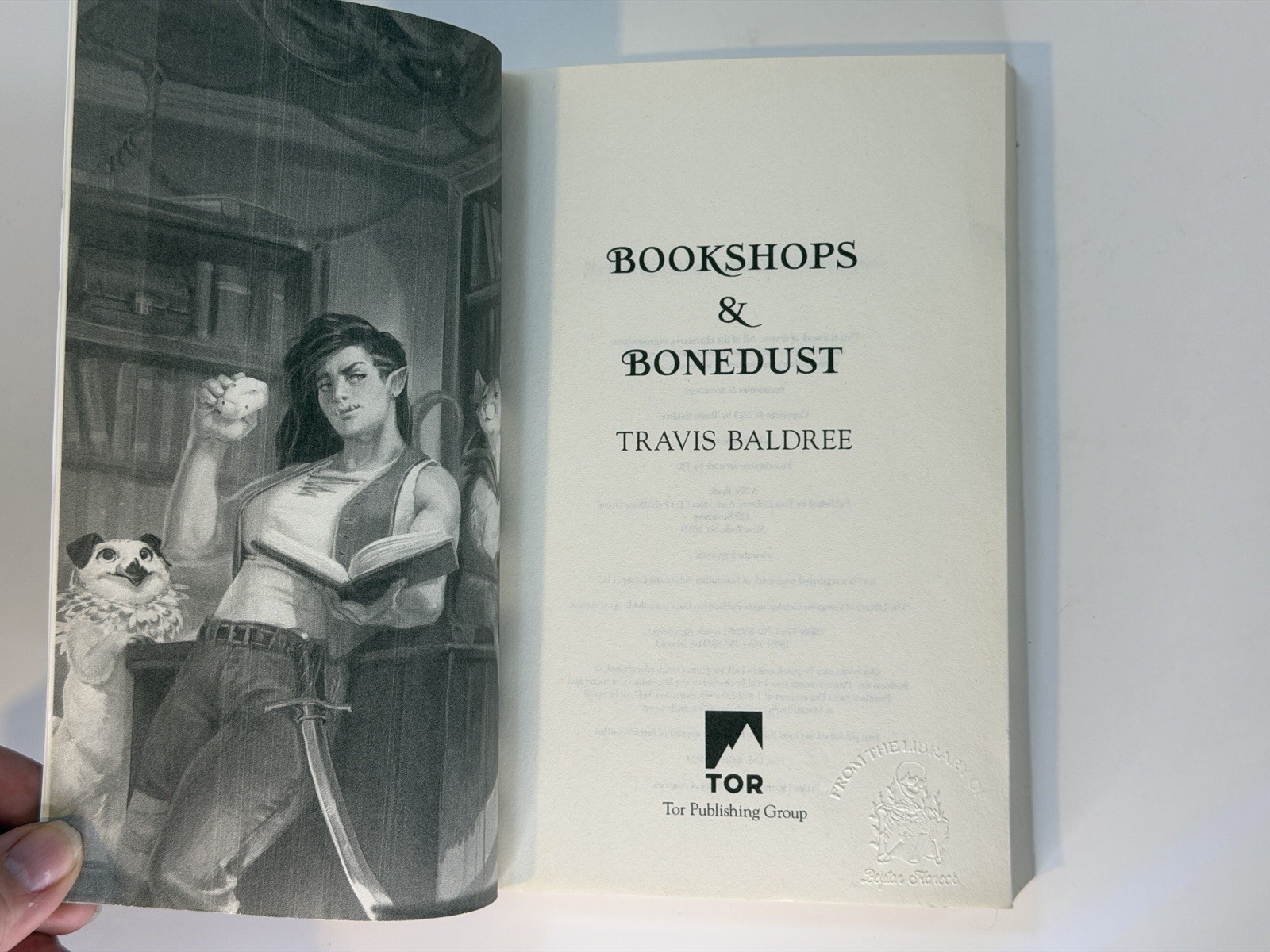 Rare Uncorrected ARC Bookshops & Bonedust Travis Baldree TOR Cozy Fantasy 📖