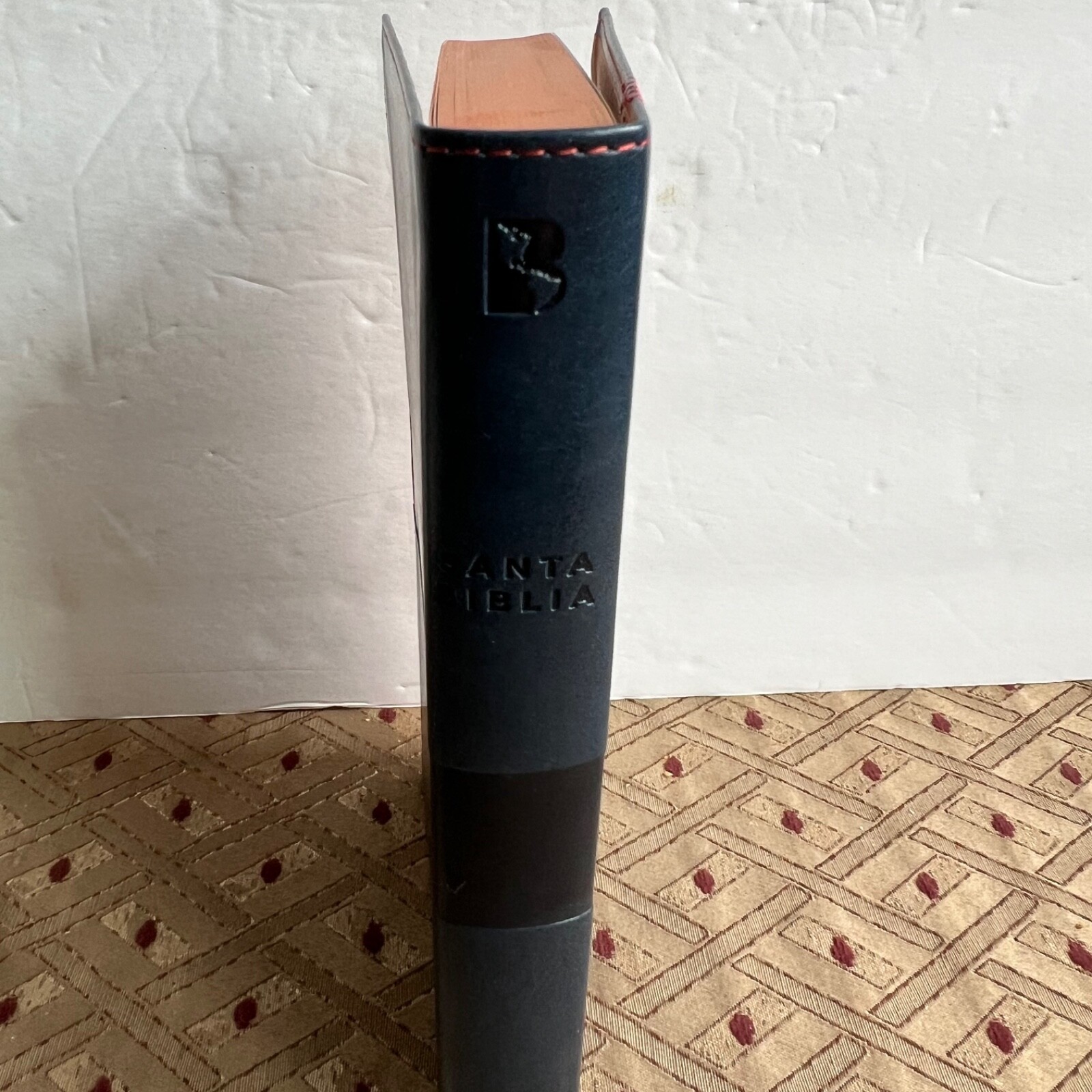 NBLA Biblia Ultrafina Letra Grande Tamaño Manual Leather Azul – NEW Nueva