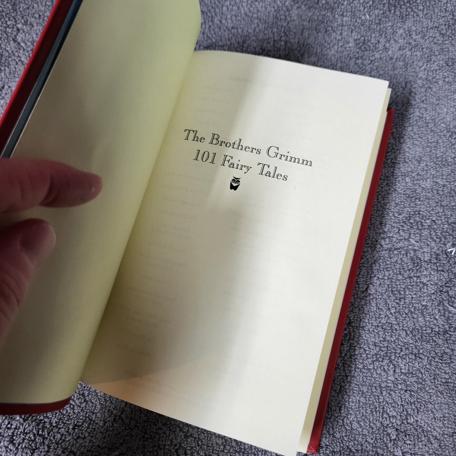 THE BROTHERS GRIMM: 101 Fairy Tales Flexi Bound Faux Leather Classic