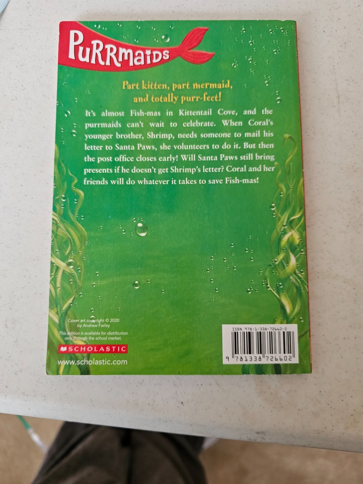Purrmaids # 8 Merry Fish-mas by Sudipta Bardham-Quallen NEW Paperback Ages 6-9