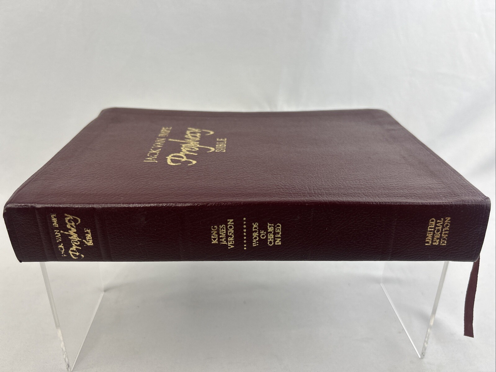 THE JACK VAN IMPE PROPHECY BIBLE Limited Special Edition KJV Red Letter LEATHER