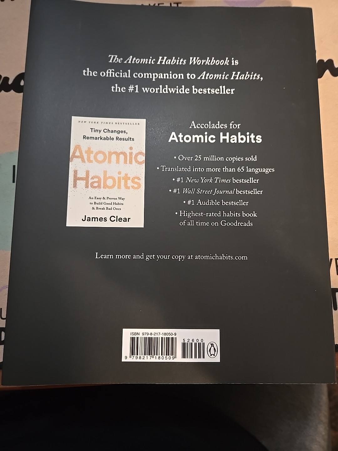 The Atomic Habits Workbook: Official Companion to the #1 Worldwide Bestseller