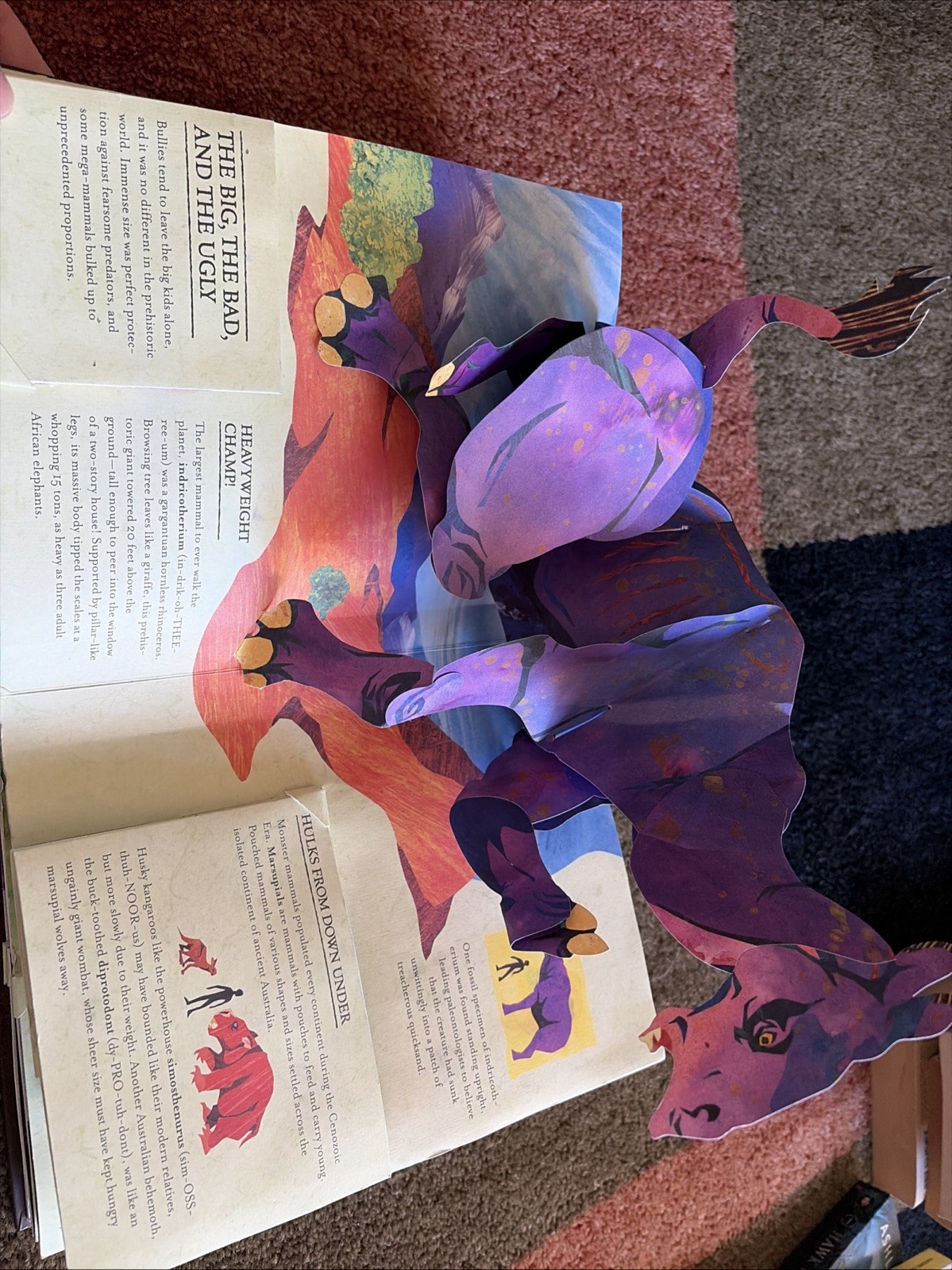Encyclopedia Prehistorica Mega-Beasts Pop-Up – Hardcover – VG